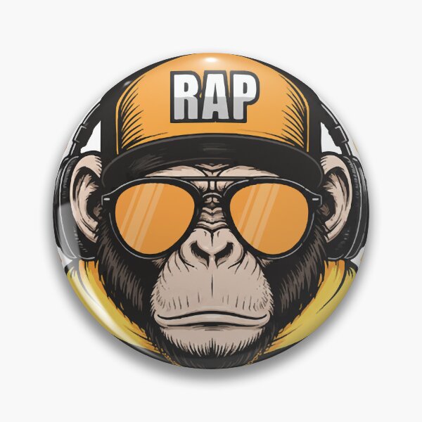 Item preview, Monkey Rap Pop Art designed and sold by Artimax-Studio.
