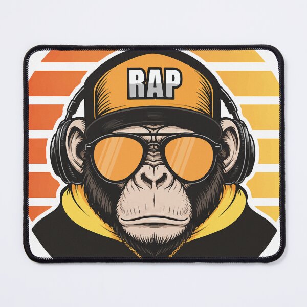 Item preview, Monkey Rap Pop Art designed and sold by Artimax-Studio.