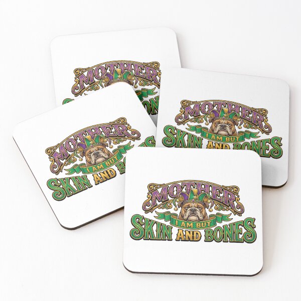 Item preview, funny mardi gras bulldog lazy fat dog meme design designed and sold by ArtDesignTp.