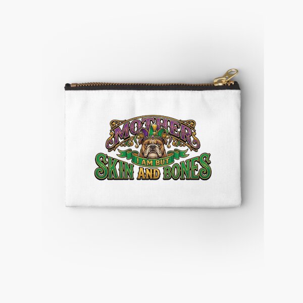 Item preview, funny mardi gras bulldog lazy fat dog meme design designed and sold by ArtDesignTp.