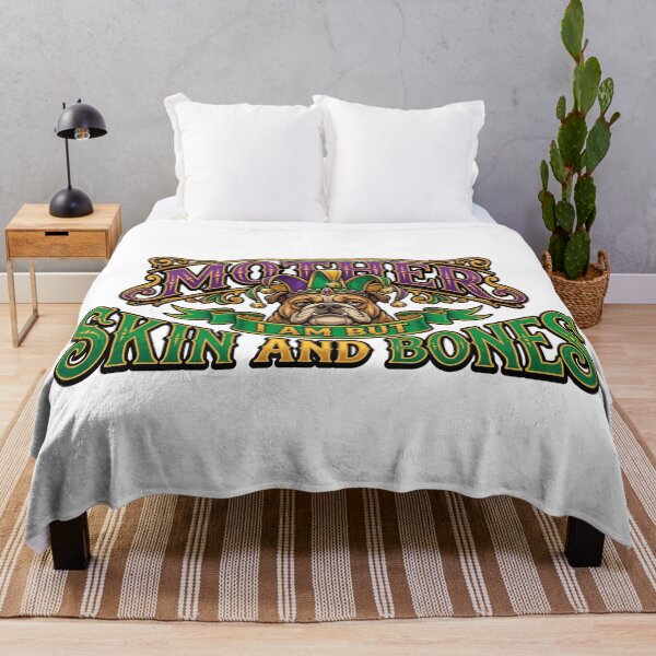 Item preview, funny mardi gras bulldog lazy fat dog meme design designed and sold by ArtDesignTp.