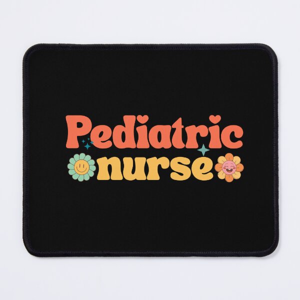 Item preview, Pediatric Nurse Cute Flower Yellow Red Text designed and sold by medoutfits.