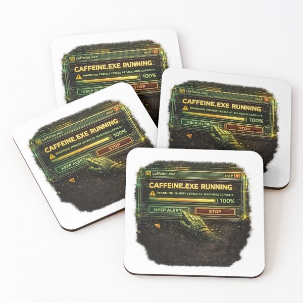 Item preview, Caffeine Exe Running Gamer designed and sold by neonvael.