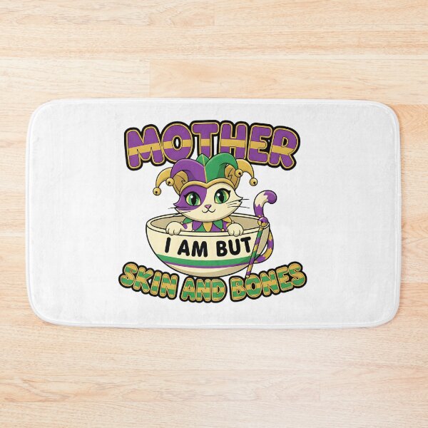 Item preview, funny bulldog mama mardi gras chubby dog meme art designed and sold by ArtDesignTp.