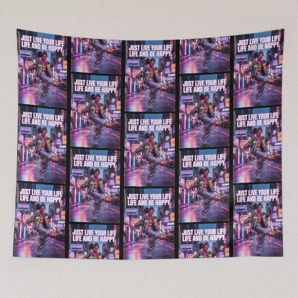Item preview, Just live your life and be happy designed and sold by  ViralVisionsCreating .