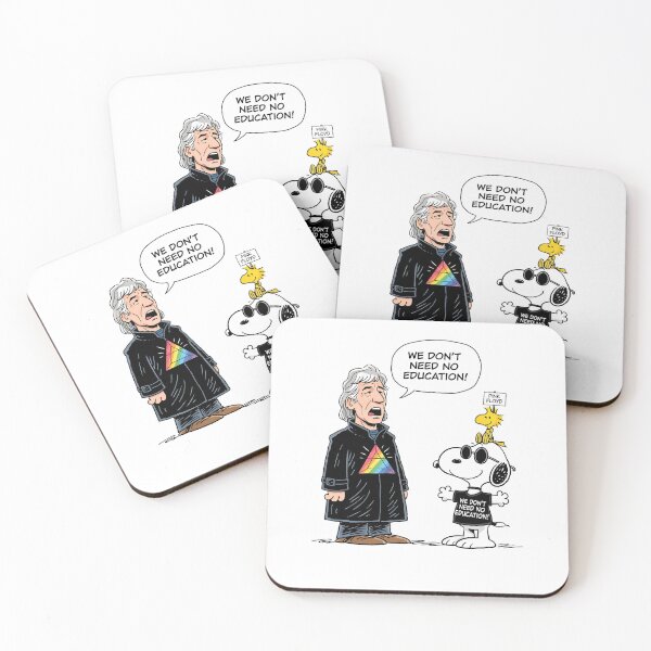Item preview, Roger Waters x Snoopy We Don't Need No Education designed and sold by Peggy D Schafer.