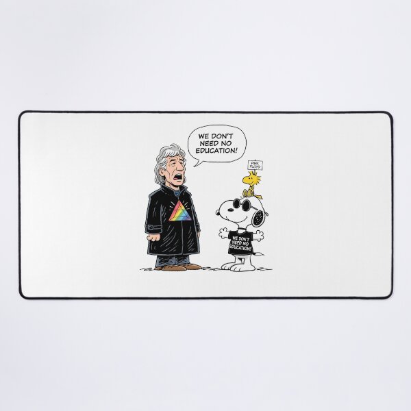 Item preview, Roger Waters x Snoopy We Don't Need No Education designed and sold by Peggy D Schafer.