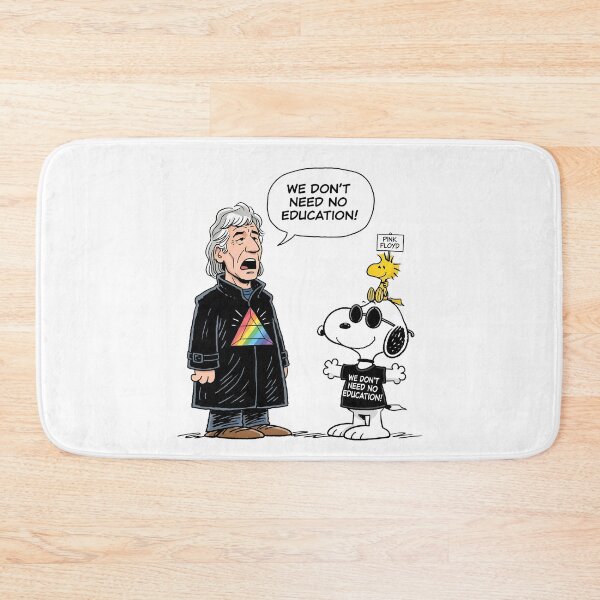 Item preview, Roger Waters x Snoopy We Don't Need No Education designed and sold by Peggy D Schafer.