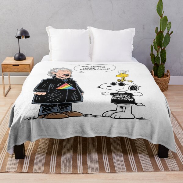 Item preview, Roger Waters x Snoopy We Don't Need No Education designed and sold by Peggy D Schafer.
