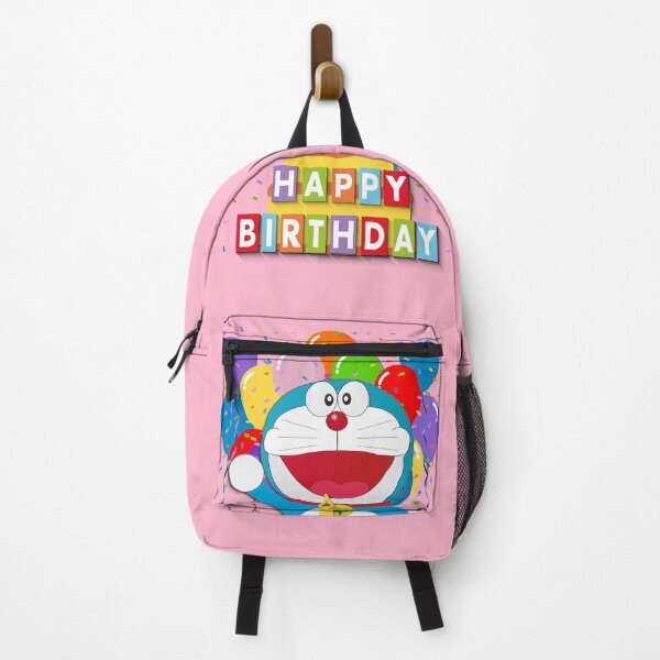 Item preview, Cute Blue Robot Cat with Cake and Balloon Art – Happy Birthday Celebration designed and sold by ArtsyExplorer.