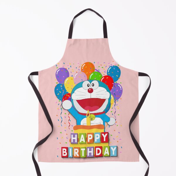 Item preview, Cute Blue Robot Cat with Cake and Balloon Art – Happy Birthday Celebration designed and sold by ArtsyExplorer.