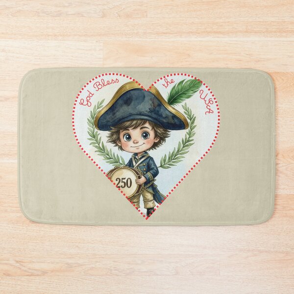 Item preview, Patriotic Drummer Boy Heart - God Bless the USA  America 250 designed and sold by dcohea.