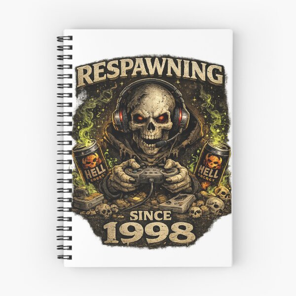 Item preview, Respawning Since 1998 Skeleton Gamer designed and sold by neonvael.