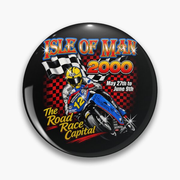 Artikelvorschau, Isle of Man Road Racing Capital 2000 Vintage-Design entworfen und verkauft von manxmotorcycles.