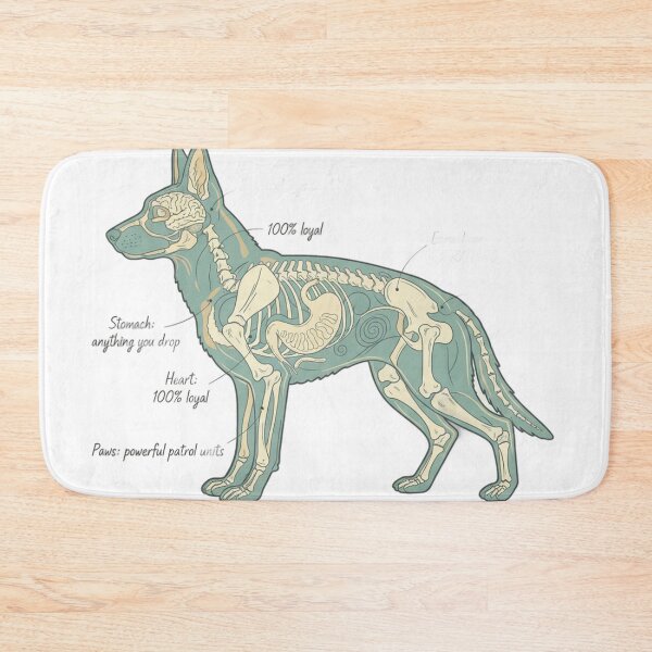 Item preview, German Shepherd Anatomy - Funny GSD Mom Dad Gift designed and sold by Petensity.