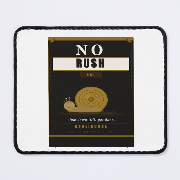 Item preview, No Rush Co Snail Goblincore Cottagecore Dark Amber Badge Sticker Tee Gift designed and sold by Mega-Shopping.