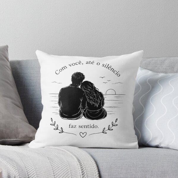 Item preview, With You, Even Silence Makes Sense | Romantic Minimalist Design designed and sold by MotivArtes.