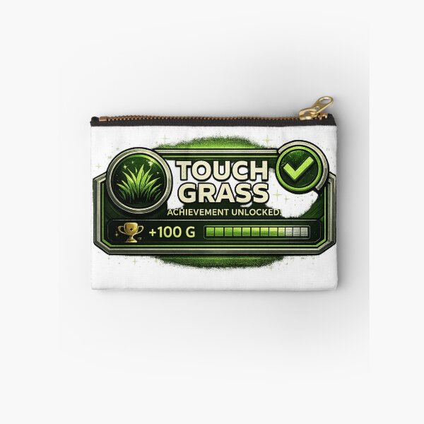 Item preview, Touch Grass Achievement Unlocked designed and sold by neonvael.