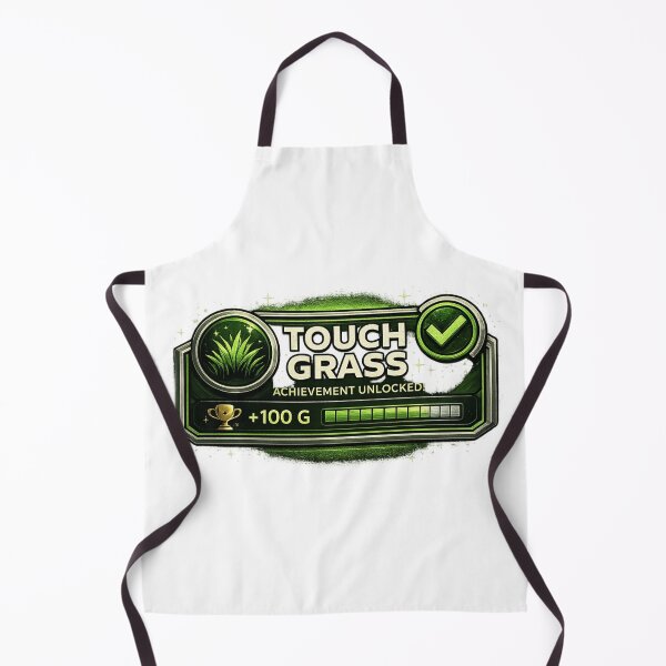 Item preview, Touch Grass Achievement Unlocked designed and sold by neonvael.
