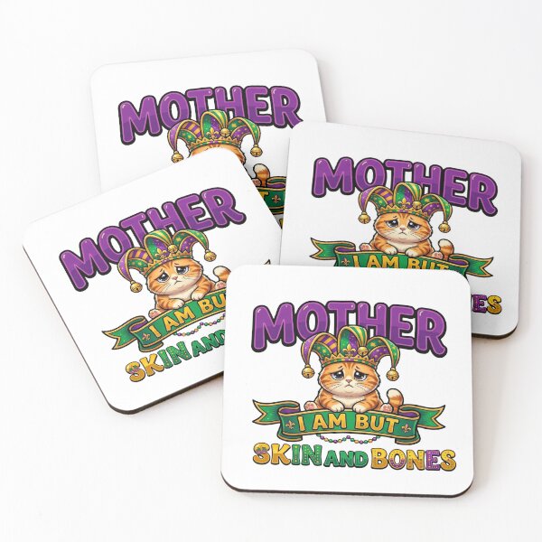 Item preview, funny mardi gras cat lazy fat cat meme design designed and sold by ArtDesignTp.