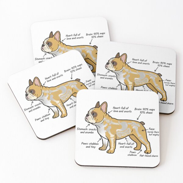 Item preview, French Bulldog Anatomy - Funny Frenchie Mom Dad Gift designed and sold by Petensity.