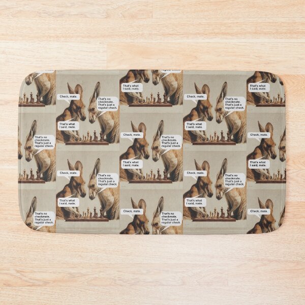 Item preview, Check, Mate: Australian Kangaroos Playing Chess Like Absolute Legends designed and sold by Ignorant-Artist.