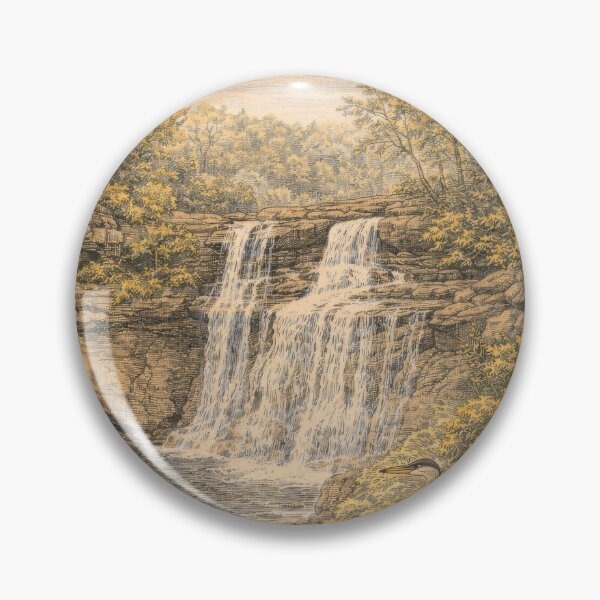 Item preview, Cuyahoga Valley National Park Vintage Travel Poster | Ohio Landscape Wall Art designed and sold by LinePlatePress.