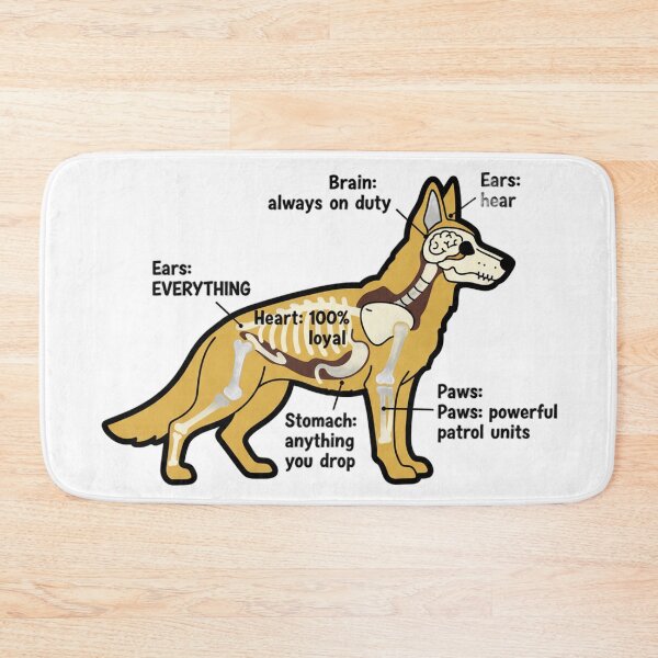 Item preview, German Shepherd Anatomy - Funny GSD Mom Dad Gift designed and sold by Petensity.