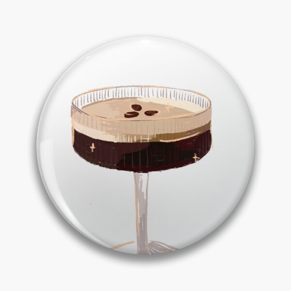 Item preview, Espresso Martini Cocktail Sticker designed and sold by TheWorkingName.