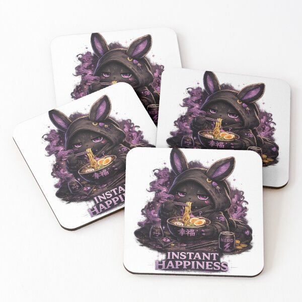 Item preview, Instant Happiness Ramen Bunny designed and sold by neonvael.