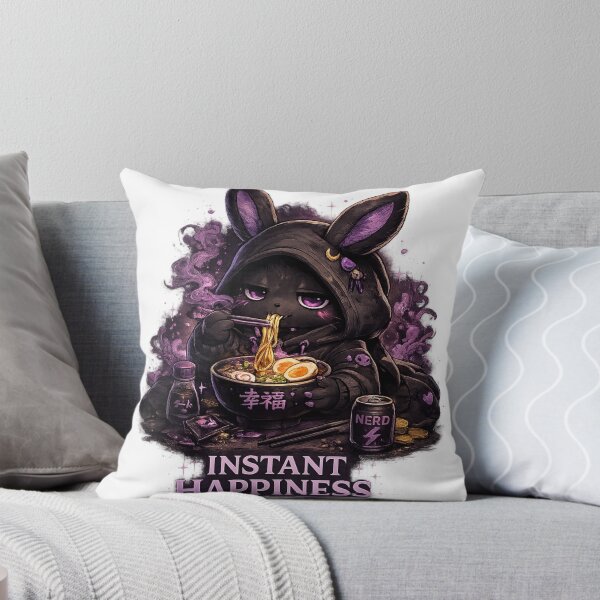 Item preview, Instant Happiness Ramen Bunny designed and sold by neonvael.