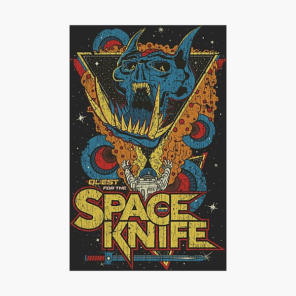 Item preview, Quest For The Space Knife 1982 designed and sold by AstroZombie6669.