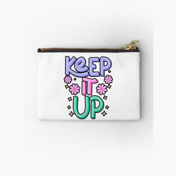 Item preview, Keep It Up Retro Groovy 3D Typography Flowers designed and sold by thazinart.