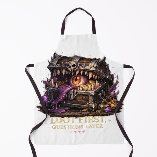Item preview, Loot First Questions Later Mimic Chest designed and sold by neonvael.