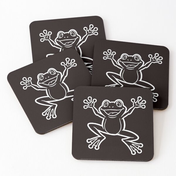 Item preview, Happy Cartoon Frog Cute Amphibian Design designed and sold by ArtPer-design.