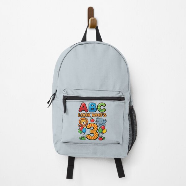 Item preview, alphabet abc 3rd birthday look whos 3 kids design designed and sold by ArtDesignTp.