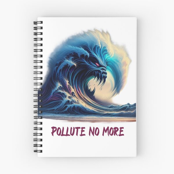 Item preview, Pollute No More - Powerful Angry Ocean Environmental Design designed and sold by NCalNoveltees.