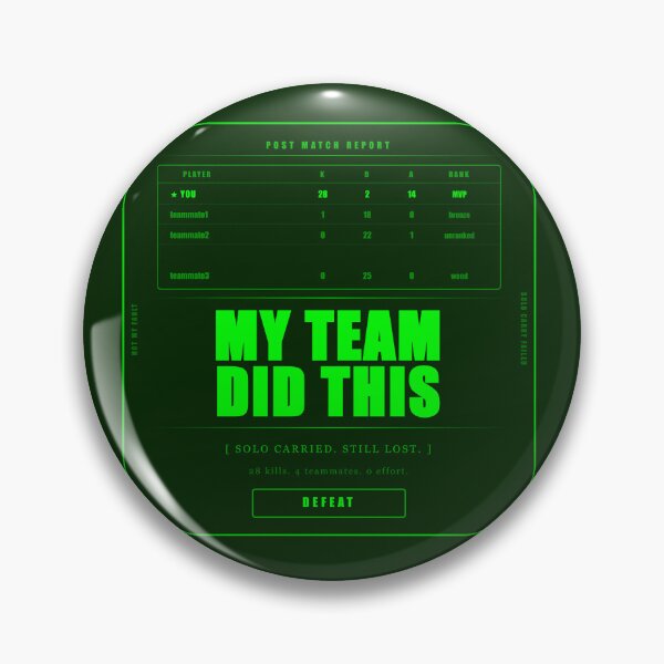 Item preview, My Team Did This Funny Gamer Scoreboard Dark Humor Neon designed and sold by Mega-Shopping.