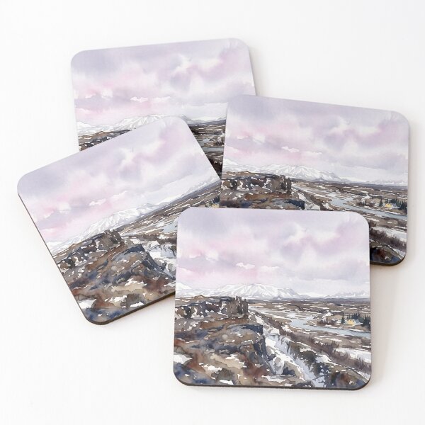 Item preview, Thingvellir National Park, Iceland — Watercolour Style designed and sold by InkAndLatitude.