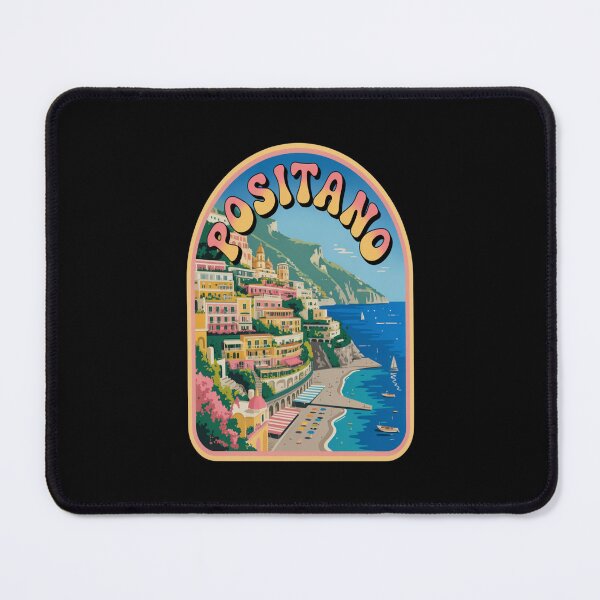 Item preview, Positano Italy Vintage Travel Sticker designed and sold by stickercuffs.
