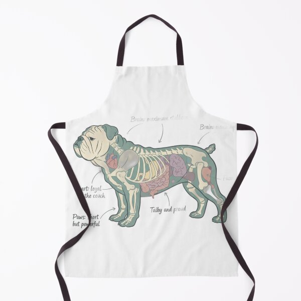 Item preview, English Bulldog Anatomy - Funny Bulldog Mom Dad Gift designed and sold by Petensity.