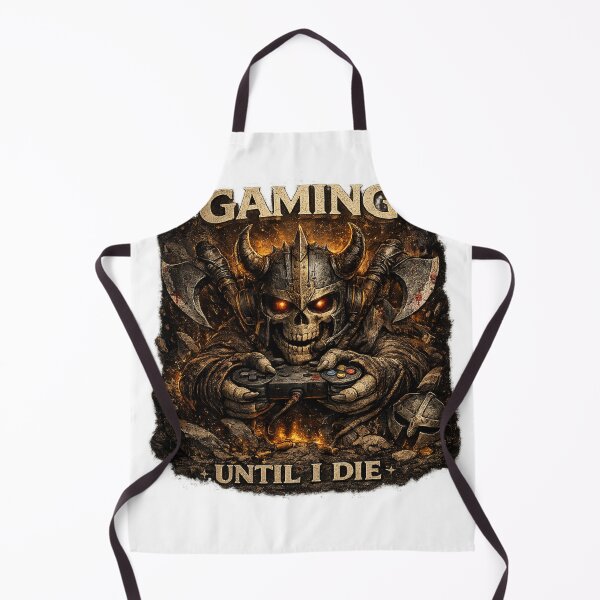 Item preview, Gaming Until I Die Skeleton Warrior designed and sold by neonvael.
