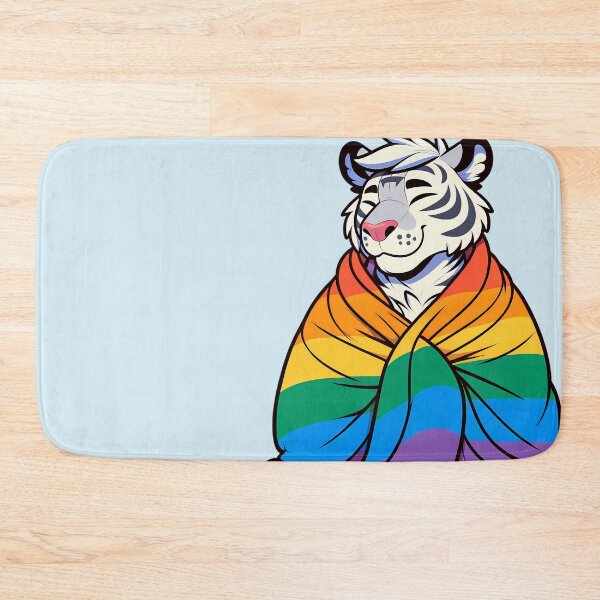 Item preview, Comfy Womfy Furry Pride Tiger LGBTQ designed and sold by BlueBullBazaar.