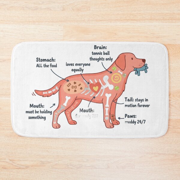 Item preview, Labrador Anatomy - Funny Lab Mom Dad Owner Gift designed and sold by Petensity.