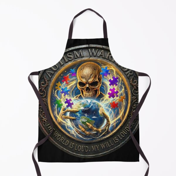 Item preview, Autism Warrior - The World Is Loud My Will Is Louder designed and sold by TheCrookedHorns.