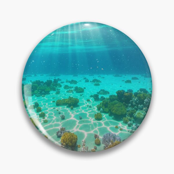 Item preview, Sun Rays Underwater Coral Reef Paradise designed and sold by islam gamal.