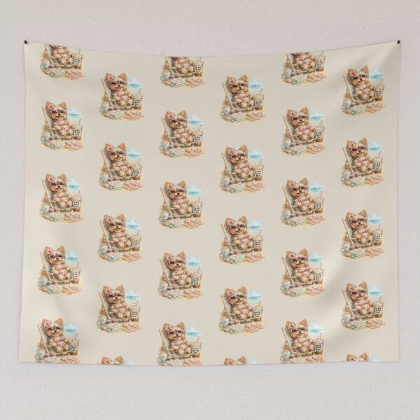 Item preview, Cute Yorkie Mom Fuel Beach Summer Dog Lover Iced Coffee Aesthetic designed and sold by tamdevo1.