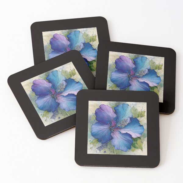 Item preview, Blue Crystal Hibiscus Garden #1 designed and sold by Helios Be. Lavsh.