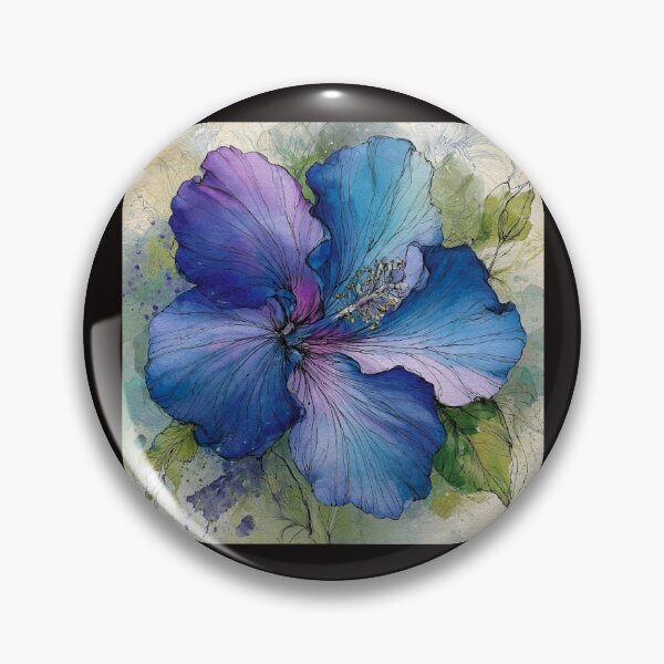 Item preview, Blue Crystal Hibiscus Garden #1 designed and sold by Helios Be. Lavsh.