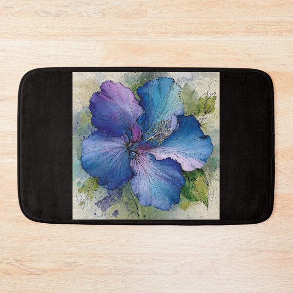 Item preview, Blue Crystal Hibiscus Garden #1 designed and sold by Helios Be. Lavsh.